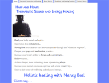 Tablet Screenshot of harpandheart.com